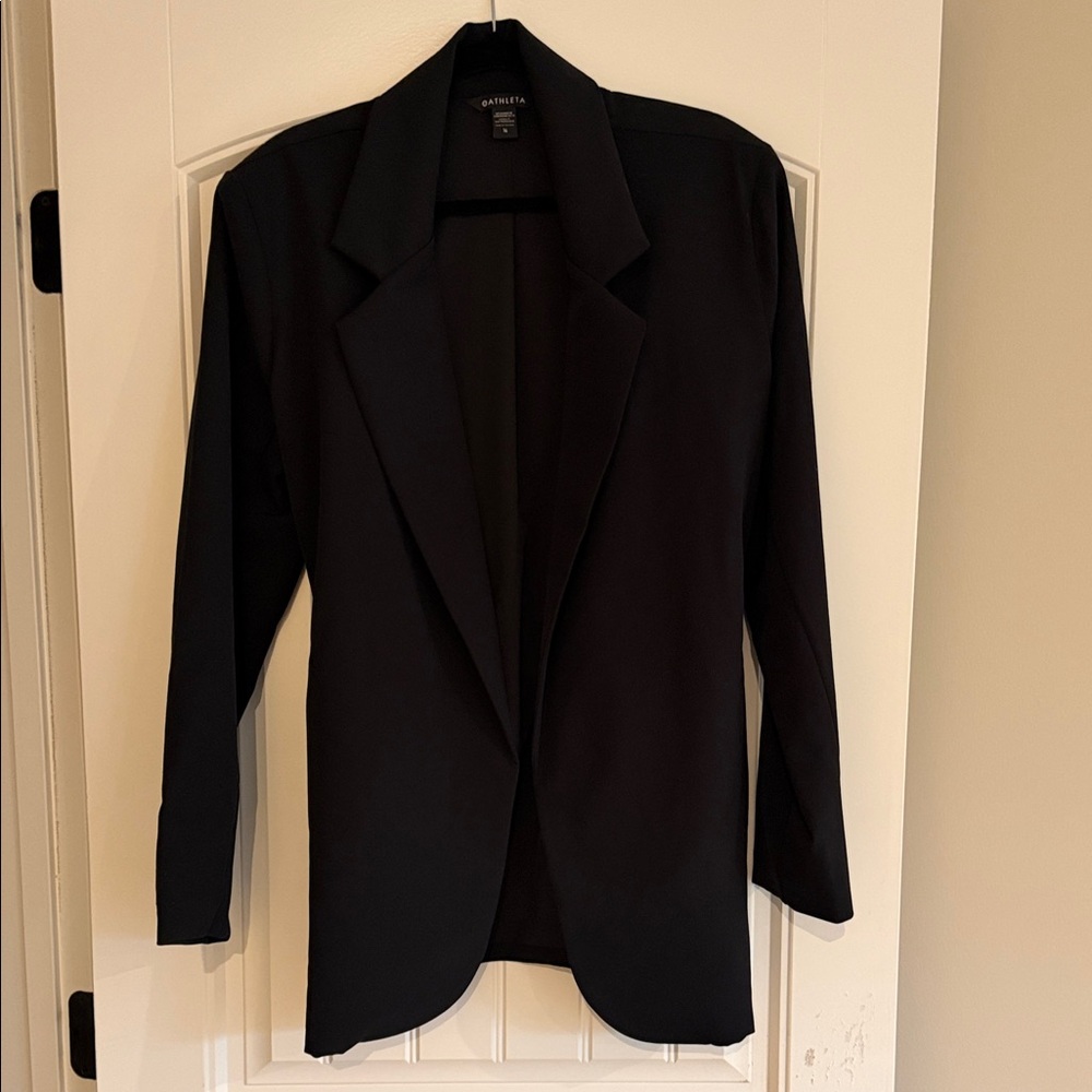 Athleta Elegant Black Suit Jacket